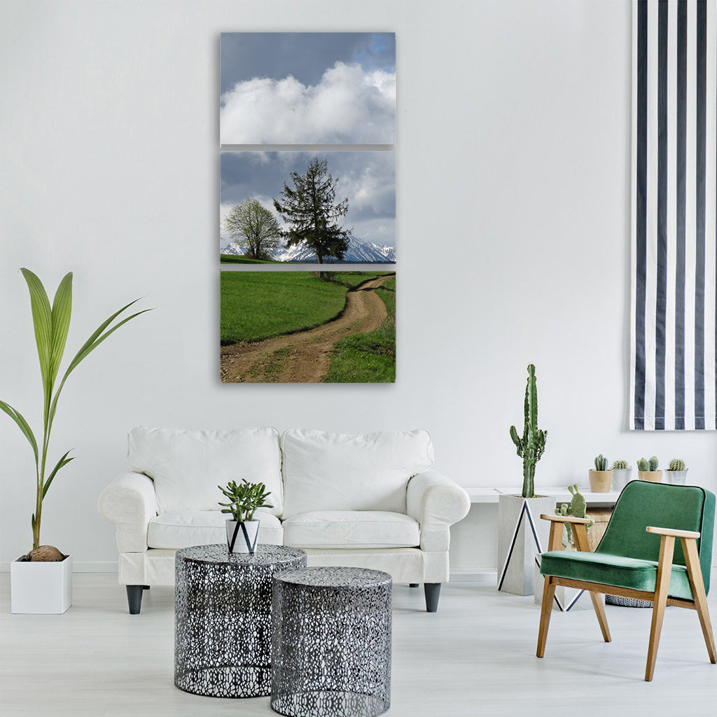 tatra bukovina poland landscape Vertical Canvas Wall Art