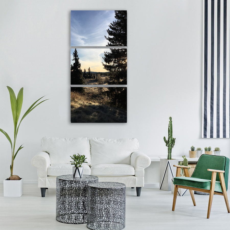 the mountain the nature of the Vertical Canvas Wall Art