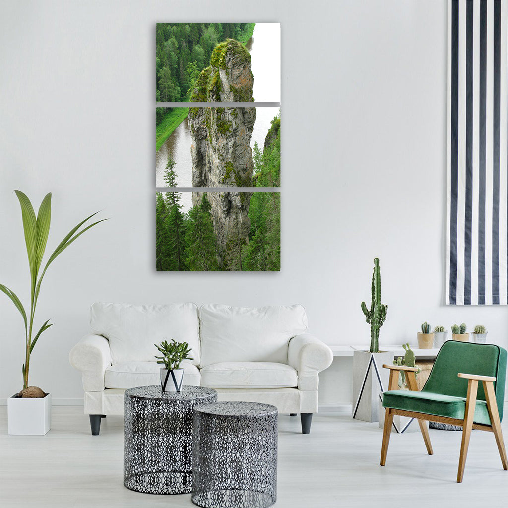 The river usva osvenskii posts Vertical Canvas Wall Art