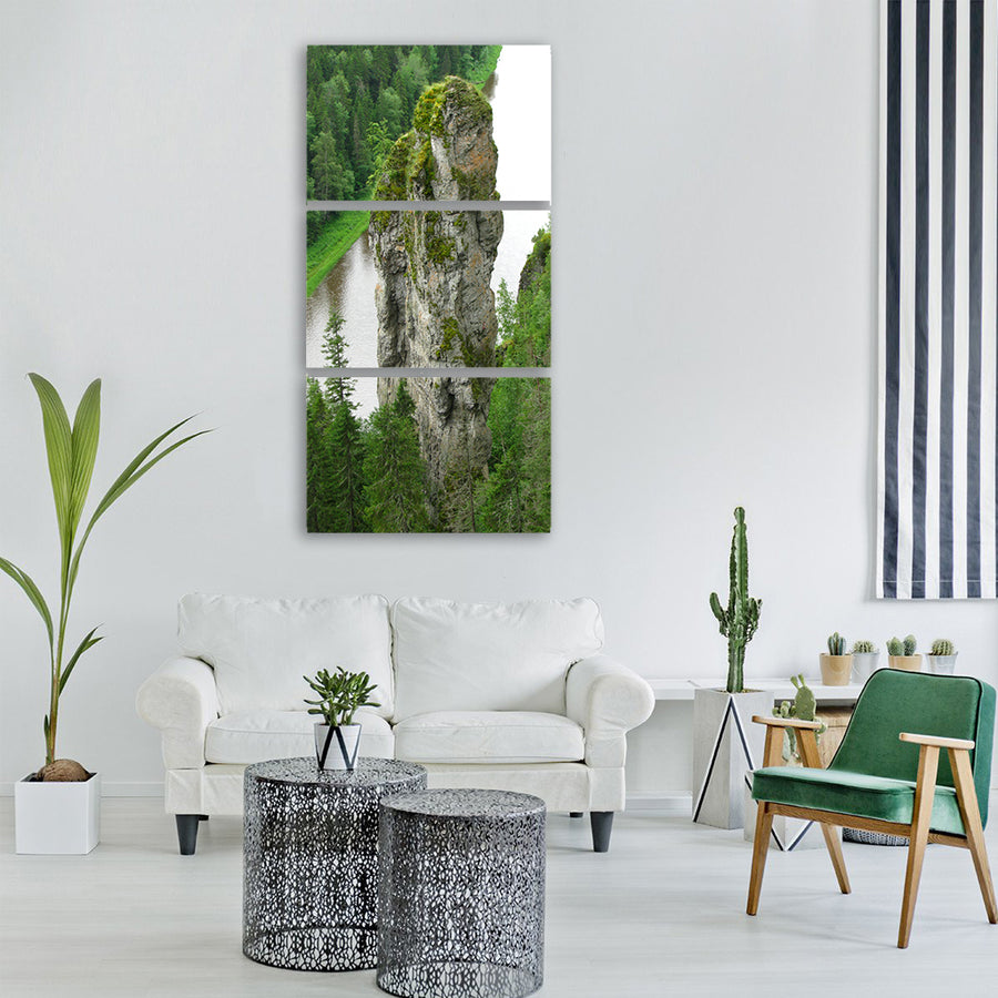 The river usva osvenskii posts Vertical Canvas Wall Art