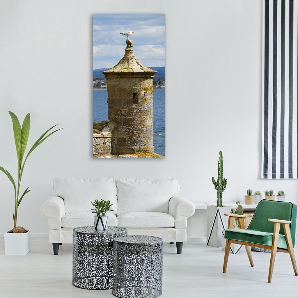 tower watchtower sentry fort george Vertical Canvas Wall Art
