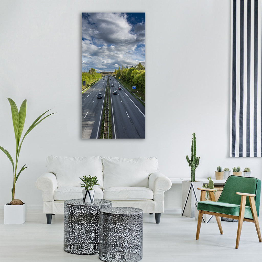 traffic cars jam hanover hannover Vertical Canvas Wall Art