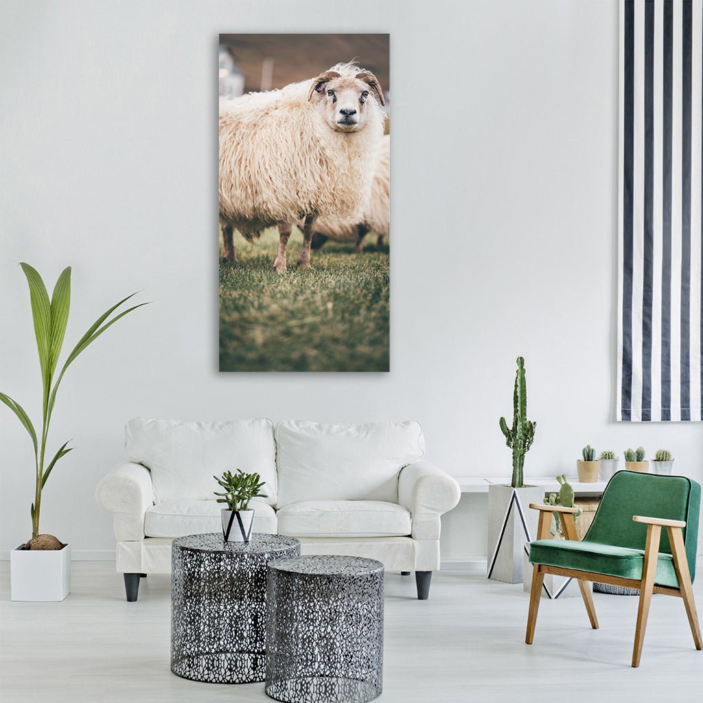 travel photography winter cold Vertical Canvas Wall Art