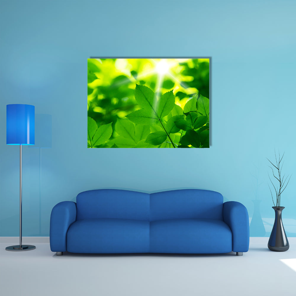 A Beautiful View Go Green Multi Panel Canvas Wall Art Set