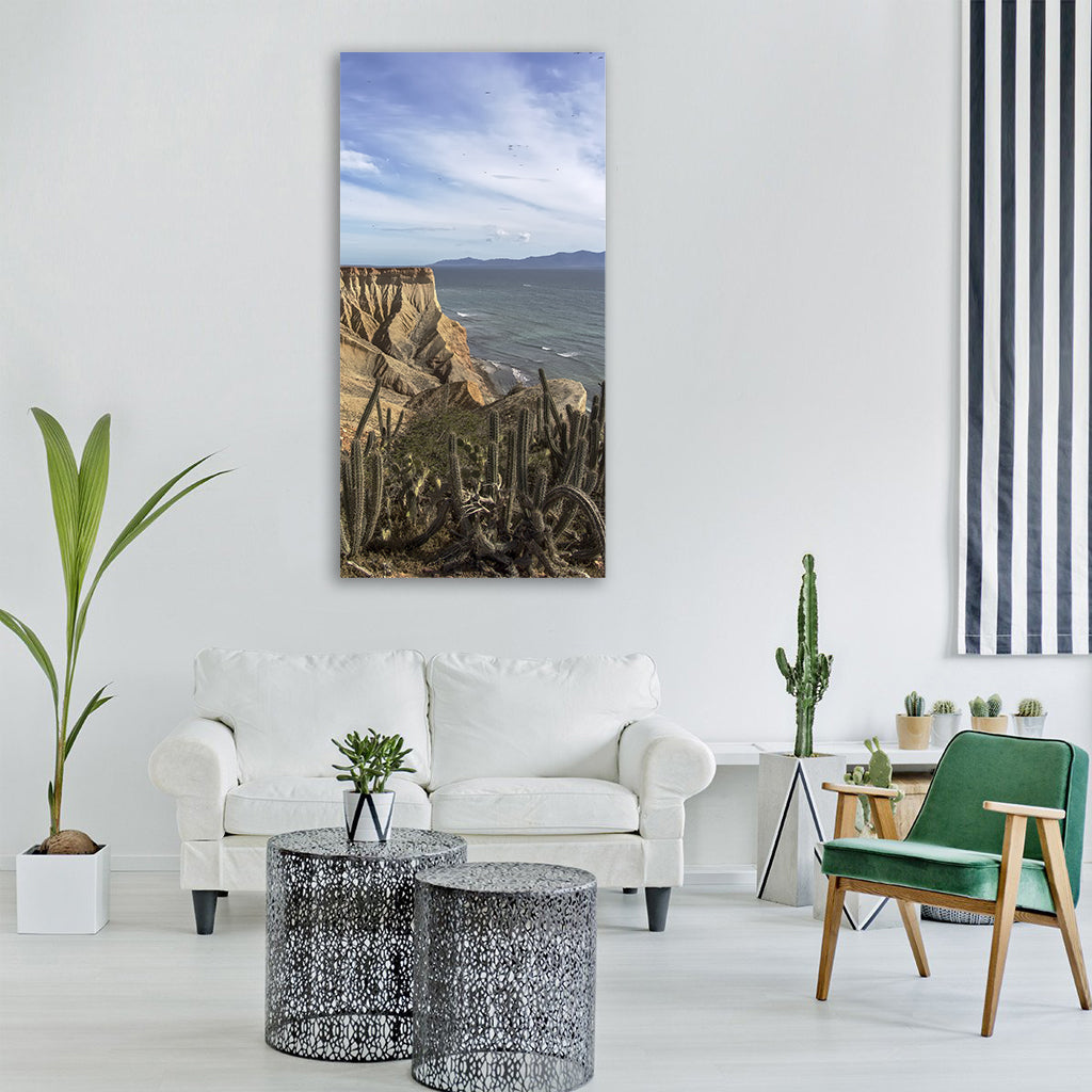 venezuela sky clouds landscape Vertical Canvas Wall Art