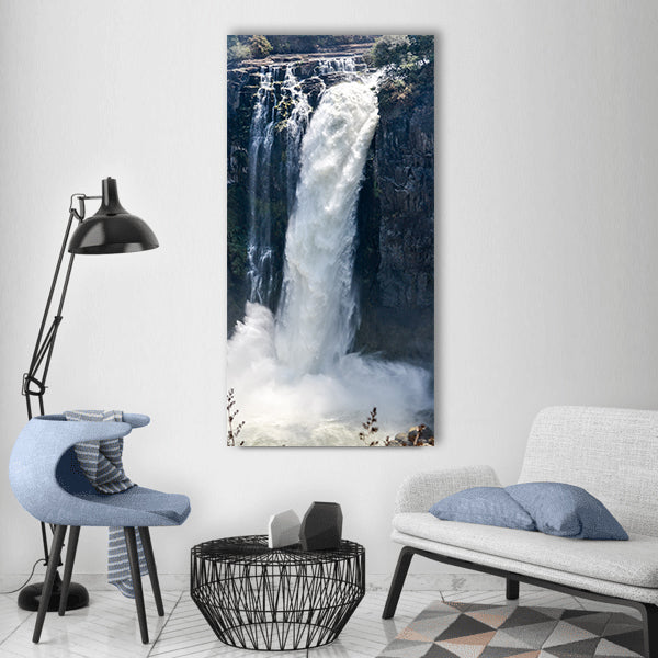 Victoria waterfall beauty water Vertical Canvas Wall Art