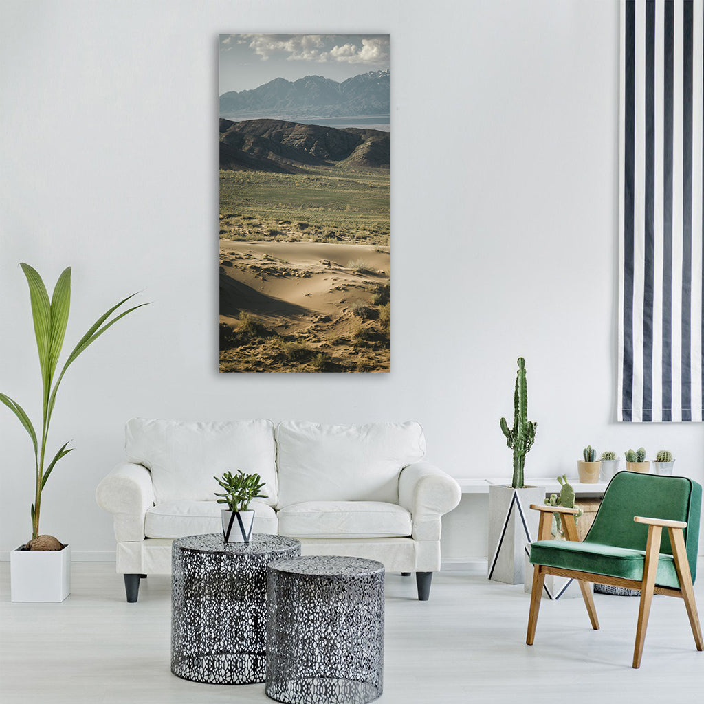 visitalmaty almaty canyon Vertical Canvas Wall Art