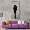 Vulture bird butcher Vertical Canvas Wall Art