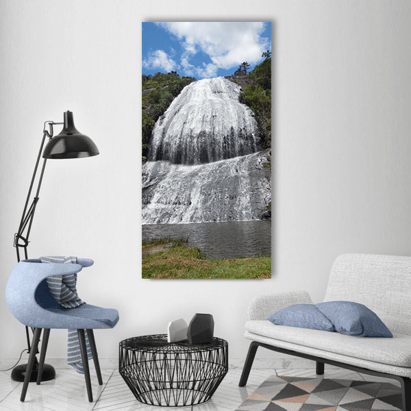 Werfall urubici also of bride Vertical Canvas Wall Art
