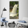 Waterfall minnehaha falls Vertical Canvas Wall Art