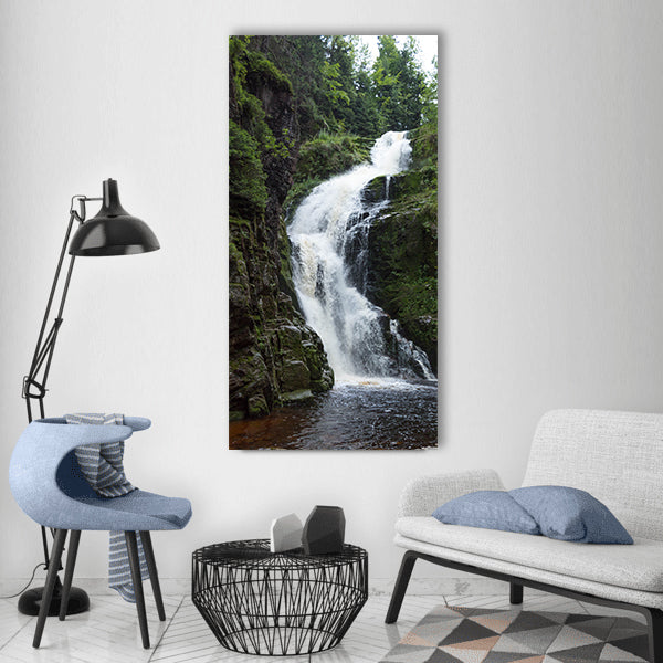 Waterfall Vertical Canvas Wall Art