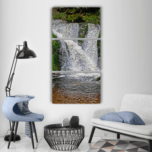 Waterfall all saints nature wild Vertical Canvas Wall Art