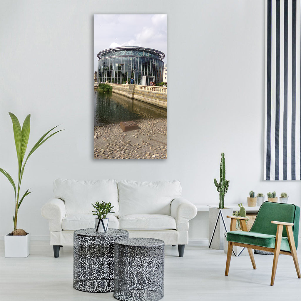 winter gardens mowbray park Vertical Canvas Wall Art
