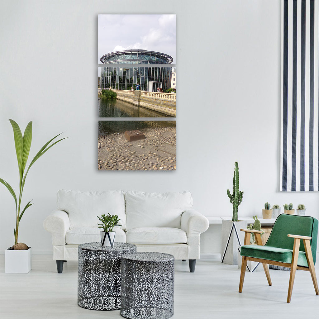 winter gardens mowbray park Vertical Canvas Wall Art