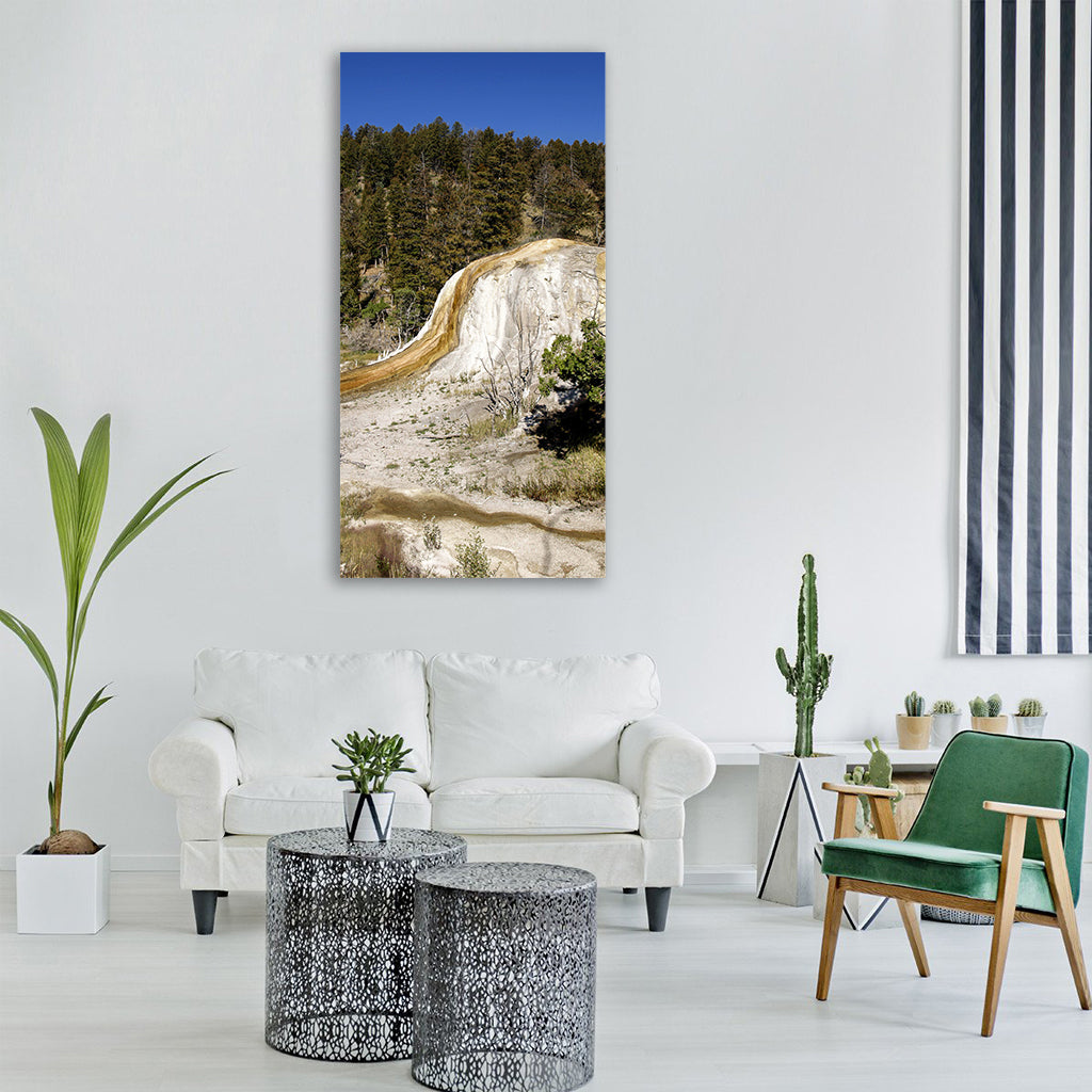 yellowstone national park wyoming Vertical Canvas Wall Art