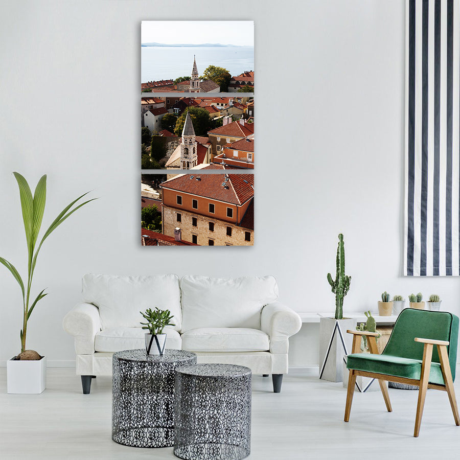 zadar city history croatia summer Vertical Canvas Wall Art